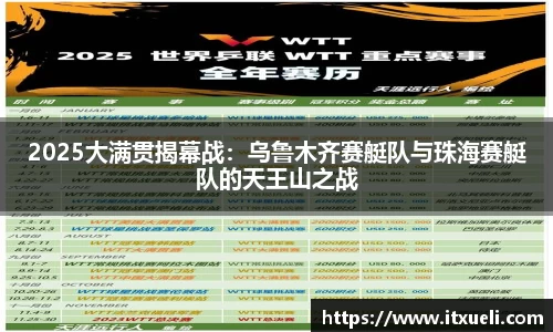 2025大满贯揭幕战：乌鲁木齐赛艇队与珠海赛艇队的天王山之战